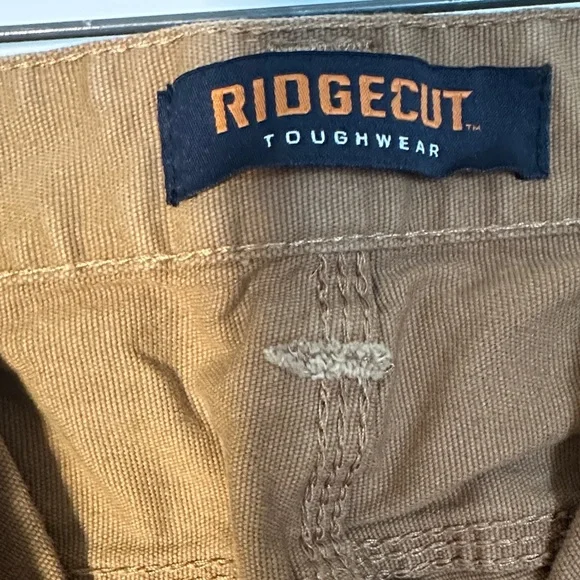 🛠 Ridgecut Toughwear Relaxed Fit Work Pants – Men’s 32x30, Brown - Picture 2 of 5